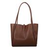 Bolsa Tote Estilo Coreano Grande Capacidade Cor Pura Satchel Simples Bolsa Sogra 2024 Bolsa de Ombro Moda Primavera Nova Bolsa Feminina