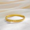 Pulsera de Acero de Titanio para Mujer Estilo Lujo Ligero Más Vendida Transmisión en Vivo de Fábrica de Dongguan Pulsera de Acero de Titanio con Patrón de Diamantes Explosivo Venta al por Mayor