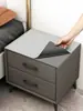 Protetor de Mesa de Cabeceira de Couro Almofada Dupla Face para Mesa de Café Quarto de Celebridade na Internet Mesa de Escrivaninha Desktop Pano de Cobertura Simples Italiano Sem Lavagem