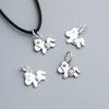 Colgante de Pony de Plata Esterlina S925 Plata Tailandesa Vintage DIY Hecho a Mano Pulsera con Cuentas Collar Colgante de Dinero Instantáneo Accesorios