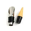 Vertedor de Acero Inoxidable Engrosado Mejorado Tapa Integrada Tapón para Vino Boquilla de Acero Inoxidable Tapón para Botella de Aceite de Bar Accesorios para Cócteles
