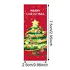 ¡Guau! Pegatinas Personalizadas-Feliz Navidad Pegatinas de Sellado Pegatinas Autoadhesivas de 3 pulgadas Etiquetas de Papá Noel 120 Piezas