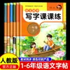 Clase de Práctica de Escritura Sincronizada China para Estudiantes de Primaria Libro de Práctica de Caligrafía para Estudiantes de Primero y Segundo Grado de Primaria Libro de Práctica de Caligrafía Tres, Cuatro, Cinco, Seis, Siete y Ocho