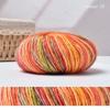 Algodón de lana camuflaje Zhongchuang 50g bola hilo de algodón grueso color mixto colorido grupo de hilo de algodón de lana rociada venta al por mayor de fábrica