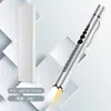 Luz Doble Fuente Pluma Pupil Luz Recargable Doctor Enfermera Acero Inoxidable Médico Examen Oral Luz de Pluma LED Linterna