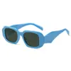 Nuevas gafas de sol poligonales para mujer, Europa y Estados Unidos, gafas de montura pequeña transfronterizas, moda callejera, fotografía, Internet, gafas de sol rojas