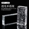 Ladrillo de vidrio súper blanco ladrillo de cristal ladrillo transparente pared divisoria cuadrada baño red net arte sólido doble cara ladrillo de hielo