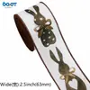 Cinta de Conejo de Pascua con Borde de Alambre de Hierro Manualidad DIY Cinta para Envolver Regalos Lazo para Corona de Primavera