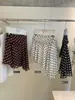 Wgwe2026 Falda Midi Asimétrica de Cintura Media con Diseño de Lunares Estilo Retro Francés de Verano para Mujer W9673
