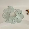 Baberos de pétalos de doble cara estilo coreano para bebé, Baberos de alimentación de algodón puro para recién nacidos, Baberos para bebé para todas las estaciones, Adecuados para 1-2 años