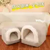 Suministros para Gatos y Perros, Camas Gruesas y Cálidas de Otoño e Invierno para Perros y Gatos, Camas para Mascotas Cerradas Desmontables y Lavables, Suministros para Mascotas para Gatos y Perros