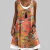 Vestido transfronterizo para mujer, verano, alta gama, impresión digital 3D, único, hermoso, falda corta, talla grande, vestido para mujer, venta al por mayor