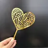 Nuevo Topper para Pastel de San Valentín Globo Corazón de Amor Silla Doble Decoración Acrílica Estilo Ins