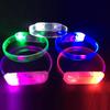 Pulseira Luminous de TPU com Sensor de Música Controlada por Som Quadrada Piscante Pulseira Luminous para Torcer em Shows