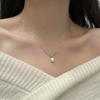 S925 Sterling Silver Rope Knot Colar de Pérolas de Água Doce Leve Luxo Feminino High-end Pérola Clavícula Cadeia de Alto Valor All-match