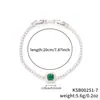 Joyería Cassie circonita micro incrustada diamante cúbico diamante completo en vivo superventas pulsera venta al por mayor directa de fábrica