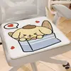Cojín de Felpa Imitación Corazón de Dibujos Animados Gato Kt Estudiante Sedentario Suave Cojín de Oficina Refrigerante Suave para Glúteos Cojín de Silla
