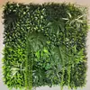 Parede de plantas simulada 100*100, parede de plantas verdes tridimensional, decoração com flores e grama artificiais, fundo verde, parede popular da internet
