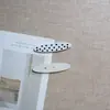 Nuevos pasadores minimalistas de lunares en tira larga para DIY, color crema, para niñas, con flequillo lateral sin costuras, pinzas de pico de pato y pinzas rectas