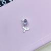 Aleación Plata Mate Rosa Diamante Mariposa Rosa Cereza Accesorios de Joyería DIY Accesorios para el Cabello Agujero para Funda de Teléfono Móvil Accesorios para Zapatos
