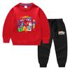 Ropa para Niños Transfronteriza Nueva de Primavera y Otoño Dibujos Animados Conjunto de Dos Piezas Ropa de Algodón para Bebé de Manga Larga
