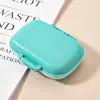 Aliexpress Caixa de Comprimidos Selada Portátil de Palha de Trigo com 8 Compartimentos Caixa de Armazenamento de Embalagem de Comprimidos Semanal à Prova d'Água e de Umidade