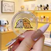 Ouro Puro 999 Ouro Popular Sanrio Adesivo para Celular Desenho Hello Kitty Kuromi Cartão de Ouro 2mg Presente de Ano Novo