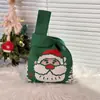 Saco de presente de Natal, caixa de presente, bolsa de tricô, saco de presente de Halloween, saco para doces de maçã de Natal, caixa de embalagem para presente