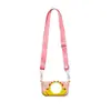 Cámara Infantil Funda Protectora de Dibujos Animados Cámara Pequeña Cubierta de Silicona Anticaída con Correa para el Cuello Mini Foto Carcasa Blanda de Goma