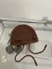 Moda Outono e Inverno da Coreia do Sul Chapéu de Pescador de Lã Versátil Feminino Ins Quente Proteção para Ouvidos Cadarço Chapéu Bucket de Tricô Street