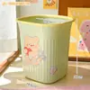 Cubeta de Basura Linda Gran Capacidad Hogar Dormitorio Cocina Sala de Estar Creativa Basurero Grande Inodoro Grande Cubeta Especial para Inodoro