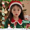 Pegatinas de tatuaje navideñas fiesta infantil nuevos pegatinas faciales de árbol de Navidad estilo europeo y americano alto rendimiento decoración navideña