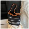 Nova Bolsa de Ombro Casual de Nicho 2025, Bolsa Saco Xadrez, Bolsa Tote Transversal de Ombro Xadrez Versátil