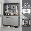 Zapatero para Entrada de Casa, Perchero y Gabinete Integrados, Gabinete de Almacenamiento Multicapa Multifuncional a Prueba de Polvo