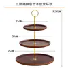 Decoraciones para Mesa de Postres Adornos Estilo Ins Soporte para Exhibición de Postres Bandeja de Madera para la Hora del Té Soporte para Exhibición de Pasteles de Compromiso