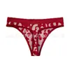 Amazon Transfronteiriço Popular Tanga com Estampa de Vaca Confortável Sem Costura Aliexpress Europeu e Americano Cintura Média Moda Íntima Feminina