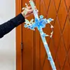 Espada de Trébol de Cuatro Hojas de la Suerte de Primavera, Kit de Materiales de Palo Retorcido DIY para Espada de Flor de Durazno, Accesorios para Fotos, Regalo para Parejas y Mejores Amigos