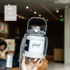 Tetera Deportiva Alta Apariencia Tetera de Galón Tetera Espacial Termo Gran Capacidad Taza con Popote Estudiante Montañismo al Aire Libre Taza de Agua Nueva