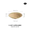 Cuenco de Cerámica Verde Montaña Horneado en Horno de 9.5 pulgadas con Patas Puntiagudas de Fábrica para Uso Doméstico, Cuenco para Verduras, Cuenco para Sopa, Cuenco para Comer, Vajilla de Cerámica de Alta Calidad