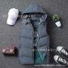 Chaleco Cálido de Comercio Exterior para Pareja Otoño e Invierno Nueva Chaqueta Doble Uso Chaleco de Algodón Talla Grande para Hombre 3022