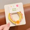 Elástico de Cabelo Colorido Grande Círculo Infantil Não Machuca o Cabelo Faixa de Cabeça para Meninas Acessórios de Cabelo para Bebê Coreanos Elástico de Cabelo Elástico de Cabelo