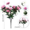 Simulación transfronteriza de azaleas pequeñas plantas verdes artificiales boda decoración del hogar ramo de flores falsas cesta de flores adornos de jardinería
