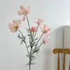 Flores artificiais Princesa Cosmos, flores gérbera, flores artificiais para arranjos de casamento, buquês de mão, arranjos florais de florista, adereços de fotografia