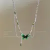 Collar Metálico Vintage Super-Hada Multicapa, Cadena para Clavícula de Moda Lujo Ligero Estilo Francés, Joyería Elegante de Nicho al por Mayor para Mujeres