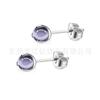 Jiang Ti F136 Titanium Parafuso de Orelha Três Garras Bola Zircônia Contas Grau de Implante Liga de Titânio G23 Joia para Perfurar Corpo Humano Hélice de Orelha