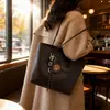 Bolsa Retro de Alta Qualidade com Grande Capacidade para Mulheres 2026 Nova Moda Bolsa de Ombro para o Dia a Dia Bolsa Tote de Mão Bolsa Saco