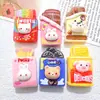 Juguete de Comida de Dibujos Animados Creativo Bolsa de Snacks de Galleta Pegamento de Crema Accesorios para Joyería DIY Paquete de Material para Pasador Pequeños Accesorios de Resina