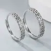 Atrair Riqueza e Reunir Moedas de Riqueza Moedas de Cobre Anéis de Casal Estilo Retrô Luz Fria Anéis Combinando Masculinos e Femininos Anel Aberto Ajustável de Sorte