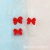 0,8 * 1 cm Laço colorido Mini tamanho pequeno Decorações de arte para unhas gravata borboleta DIY brincos acessórios