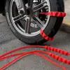 Abraçadeiras antiderrapantes para carro, correntes para pneus de neve, correntes de neve universais de nylon, fabricante de corrente antiderrapante de emergência para off-road